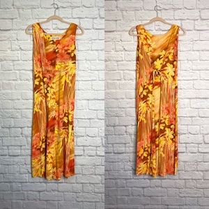 JAMS WORLD | Hawaiian Print Sleeveless Dress H229